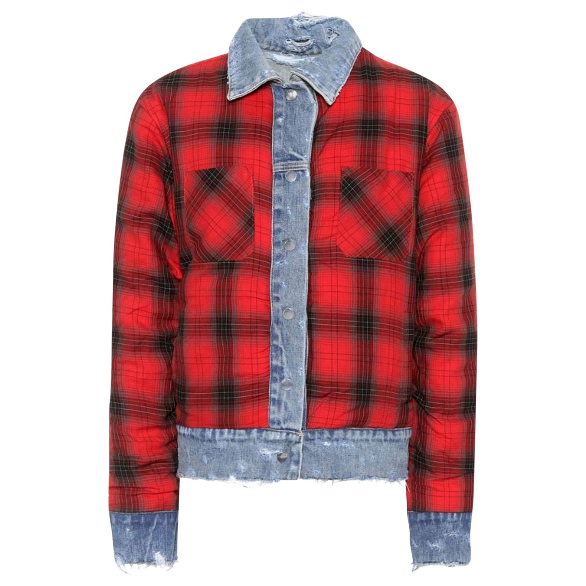 Jacket Amiri Red size 8 UK in Denim 